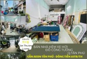 Bán đất TẶNG nhà HXH 82m2, DÒNG TIỀN 10tr/th , gần AEON Tân Phú